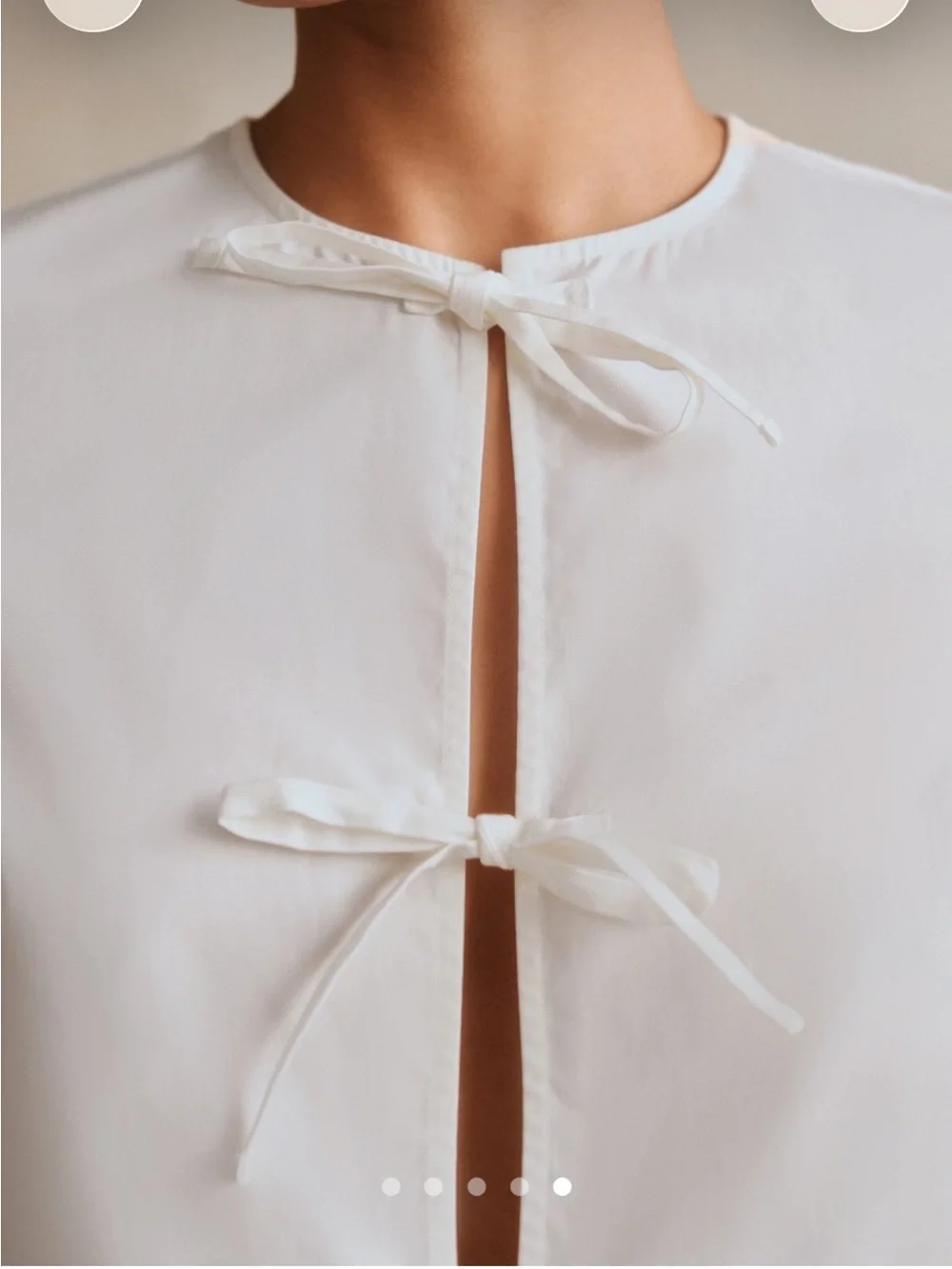NWOT Sezane Ileana Blouse - Picture 5 of 7